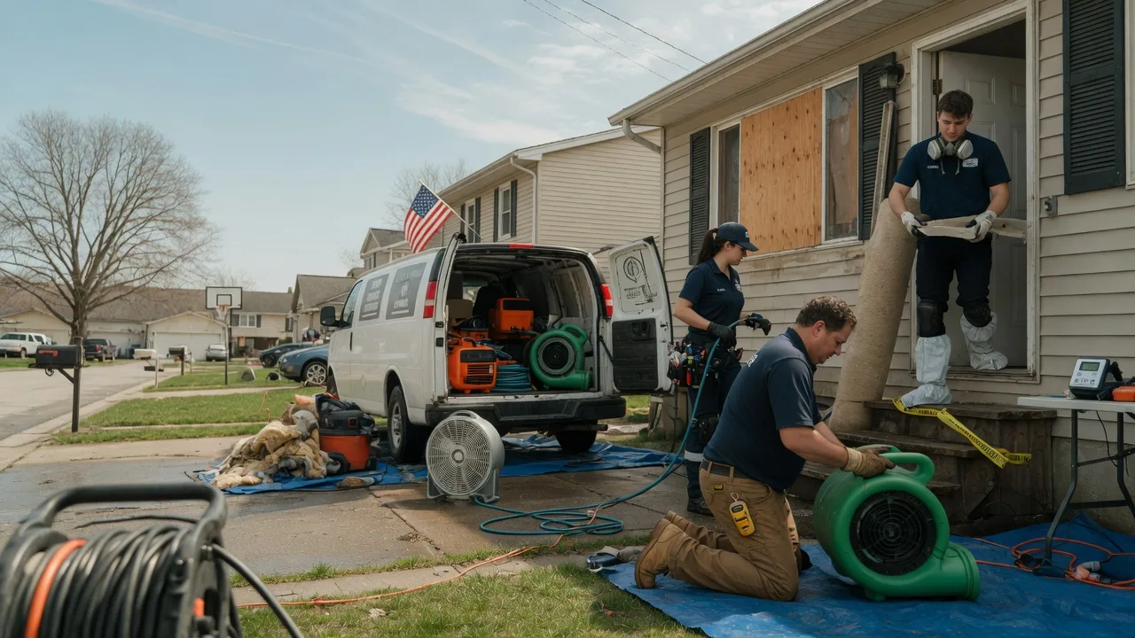 Water Damage Restoration in Breeding, KY near me